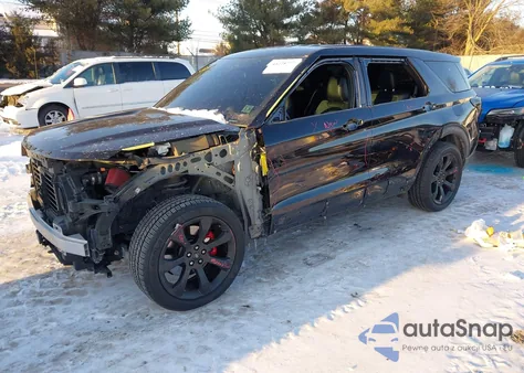 2021 Ford Explorer St из США, поврежденный, VIN 1FM5K8GCXMGB38488